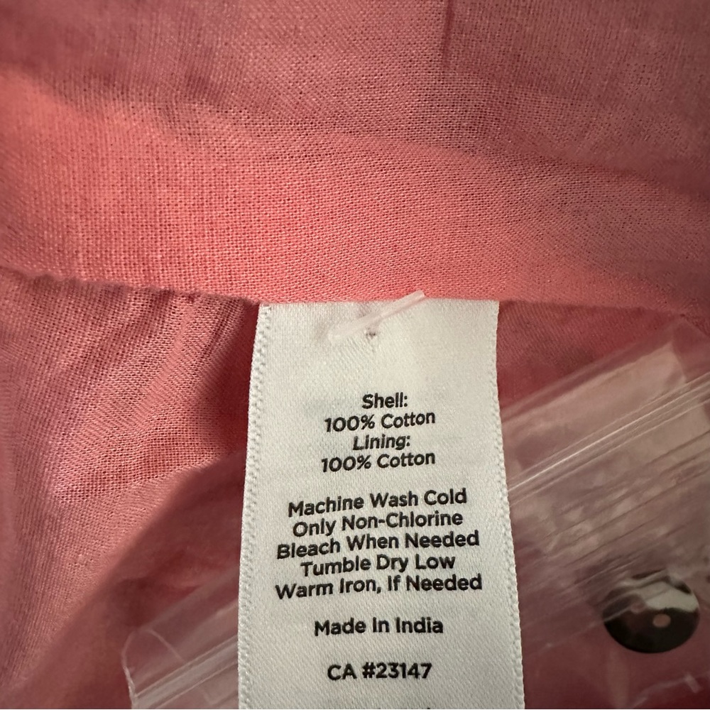 Talbots Pink & Blue Madras Plaid Sleeveless Dress - Picture 15 of 16